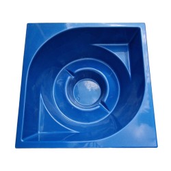 EYE - Square hot tub with external stove