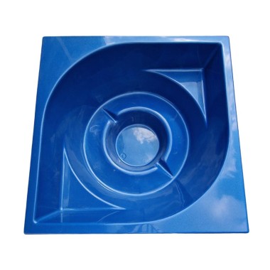 EYE - Square hot tub with external stove