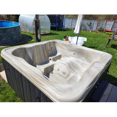 MONACO IN - Hot tub with internal stove