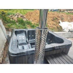 MONACO IN - Hot tub with internal stove