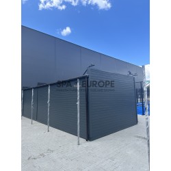 Pavillon im Freien 10x4 m