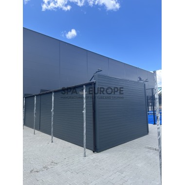 Pavillon im Freien 10x4 m