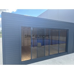 Pavillon im Freien 10x4 m