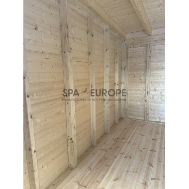 Pavillon im Freien 10x4 m