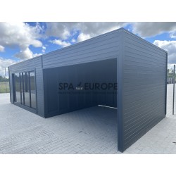 Pavillon im Freien 10x4 m
