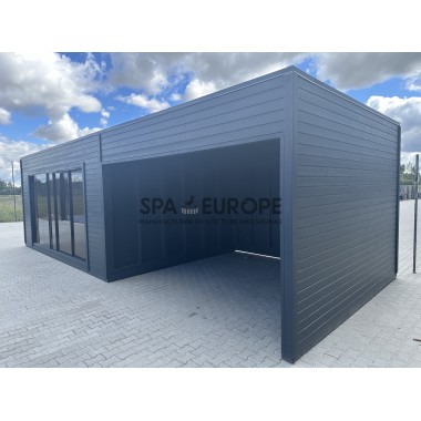 Pavillon im Freien 10x4 m
