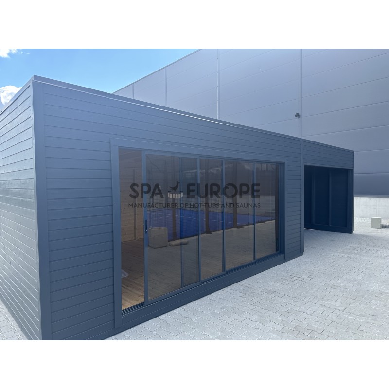 Pavillon im Freien 10x4 m