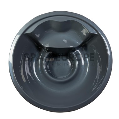 A pre-configured hot tub with accessories, delivered free of charge