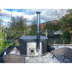 München - ACRYL Badefass Whirlpool Hot Tub mit einem integrierten Ofen mit Zubehör FREI GELIEFERT