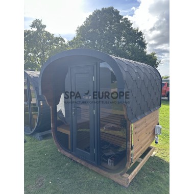 Cube shape sauna CS16+R