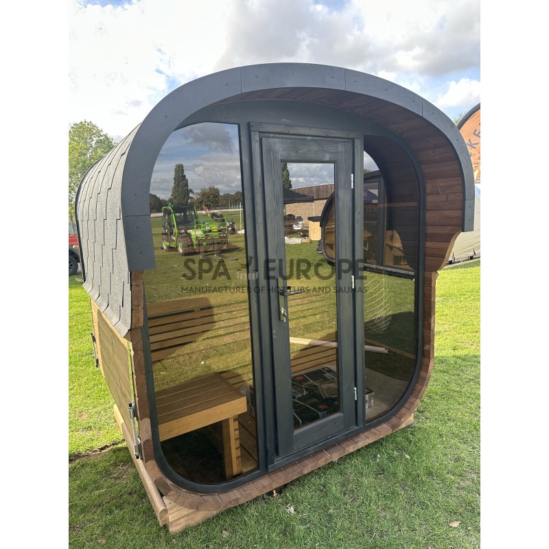 Cube shape sauna CS16+R