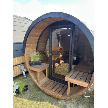 Round Barrel Sauna BS25T