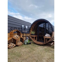 Round Barrel Sauna BS25T