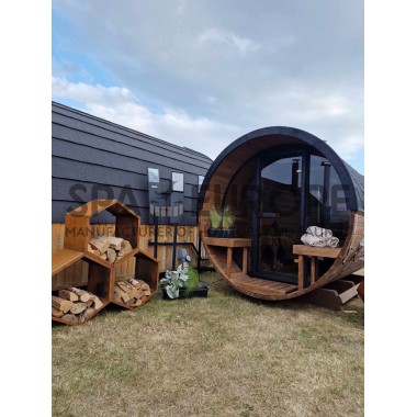 Round Barrel Sauna BS25T