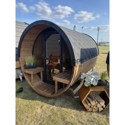 Round Barrel Sauna BS25T