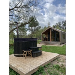 OFURO - Hot tub with external stove