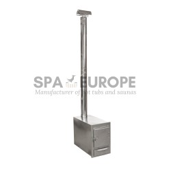 75 cm holzbefeuerte Außenheizung