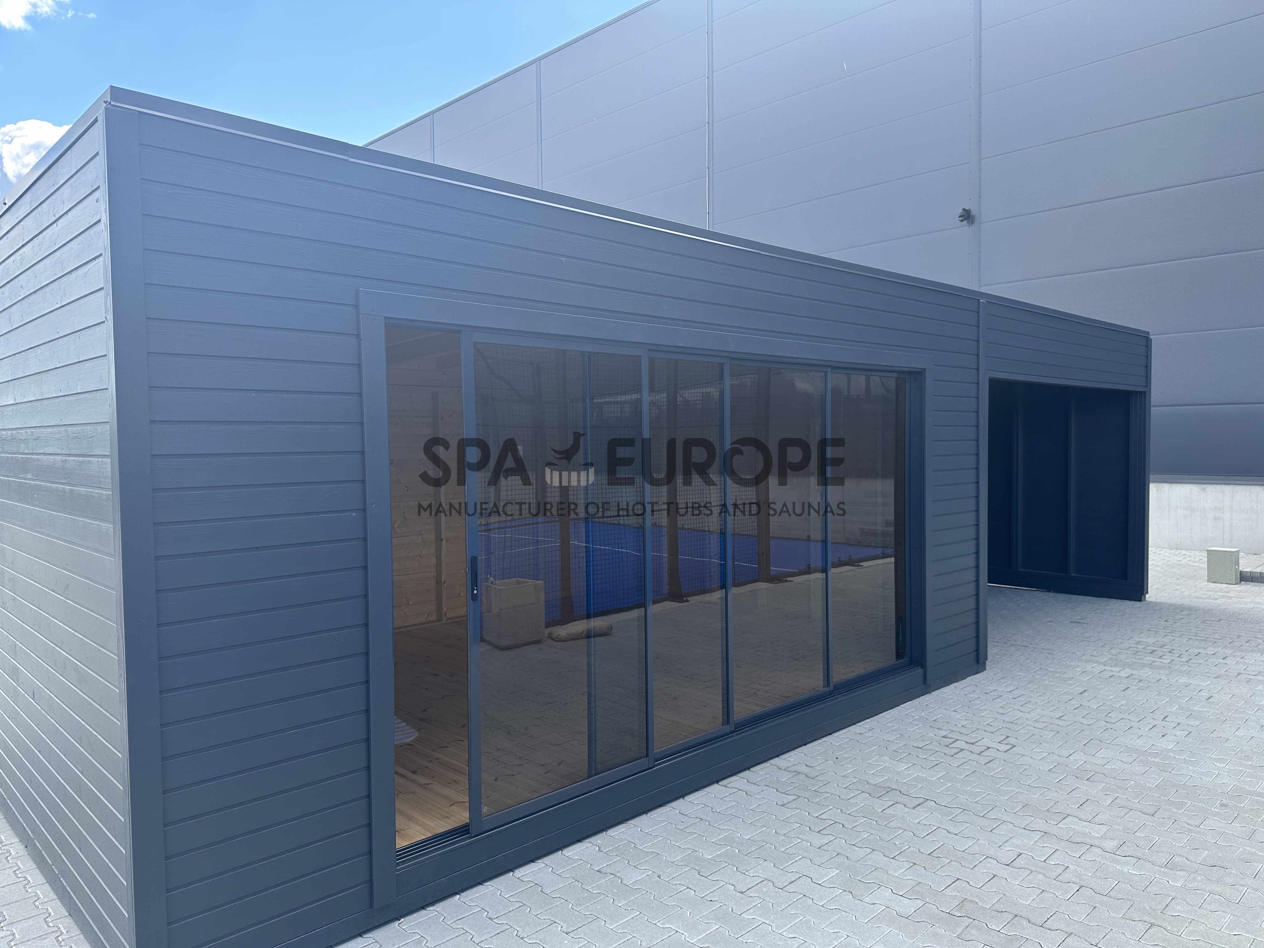 Pavillon im Freien 10x4 m